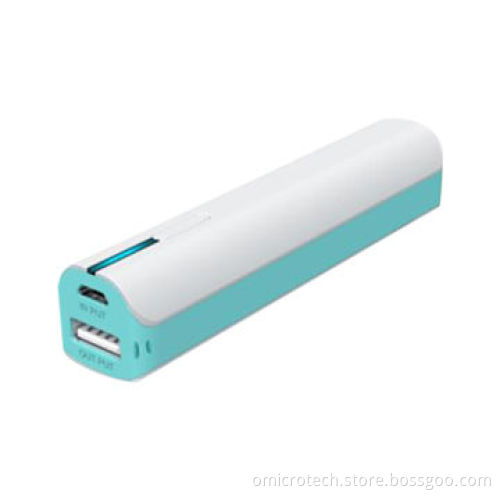 Power bank with 2,600mAh capacity